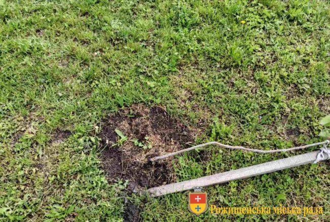 У місті на Волині вандали понищили молоді дерева та майданчик на території дитсадка