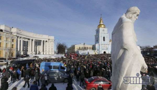 У Києві попрощалися з Михайлом Жизневським, вбитим на Грушевського. ФОТО