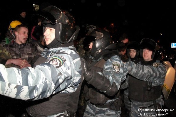 «Беркутівці», які засвітилися в нічних сутичках. ФОТО