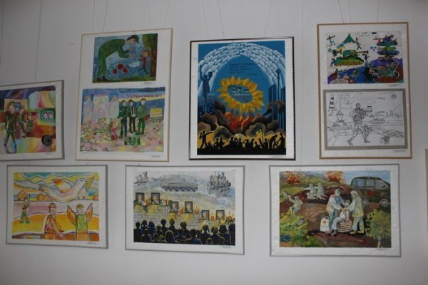Якою бачать війну волинські юні художники. ФОТО