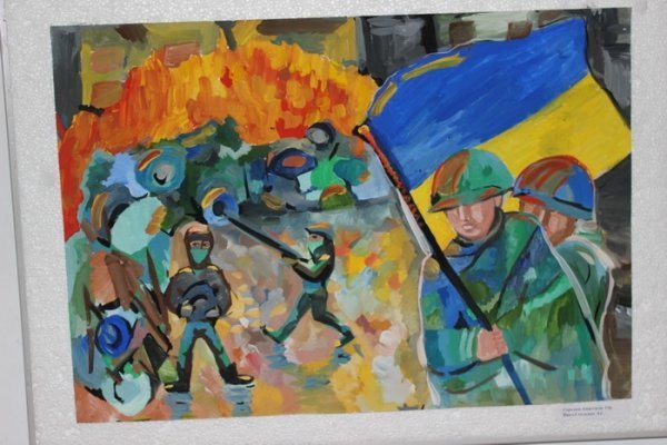 Якою бачать війну волинські юні художники. ФОТО