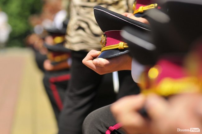 Фото випускного у військовому ліцеї в Луцьку
