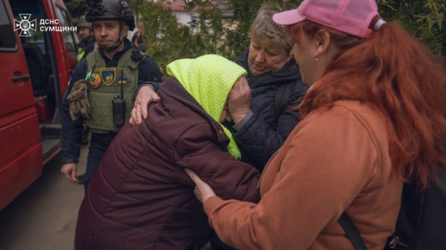 Як триває евакуація на Сумщині: сумні кадри