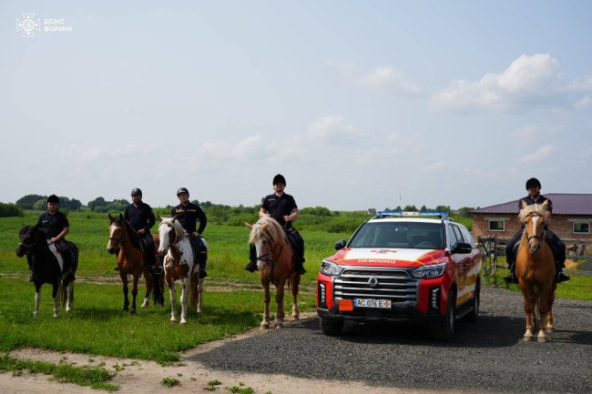 Волинські піротехніки відновлювалися іпотерапією. ФОТО