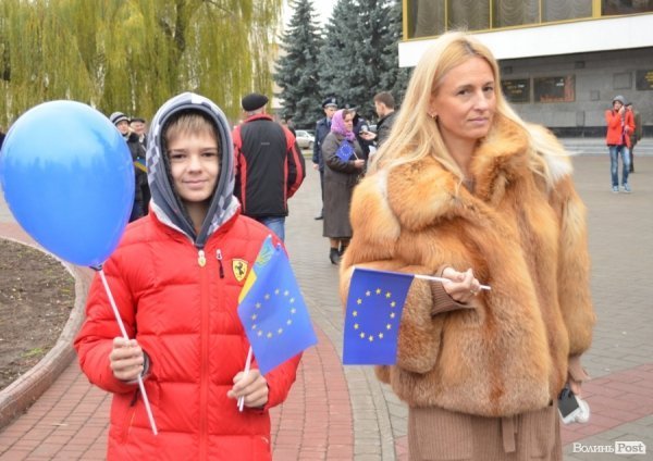 У Луцьку відбувся Євромітинг. ФОТО