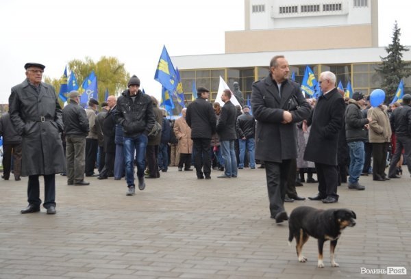 У Луцьку відбувся Євромітинг. ФОТО