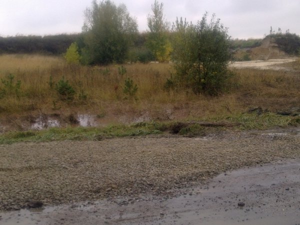 НП на Волині: нечистоти з відстійника затопили територію. ФОТО