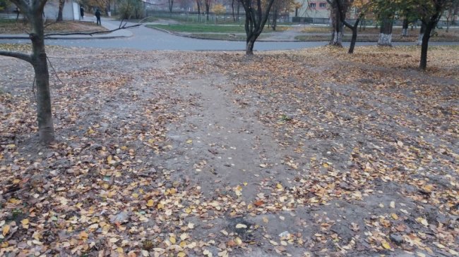 У Луцьку просять відновити зруйновану комунальниками доріжку. ФОТО