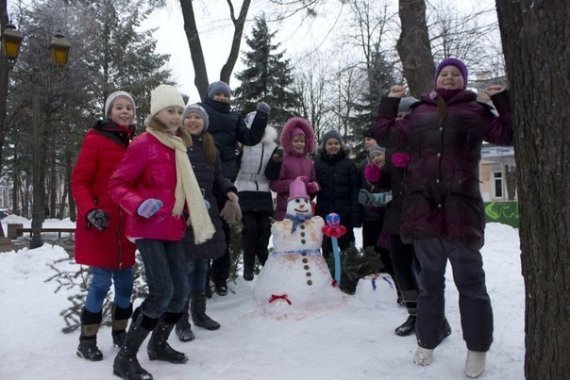 У Вінниці зліпили майже 300 сніговиків. ФОТО