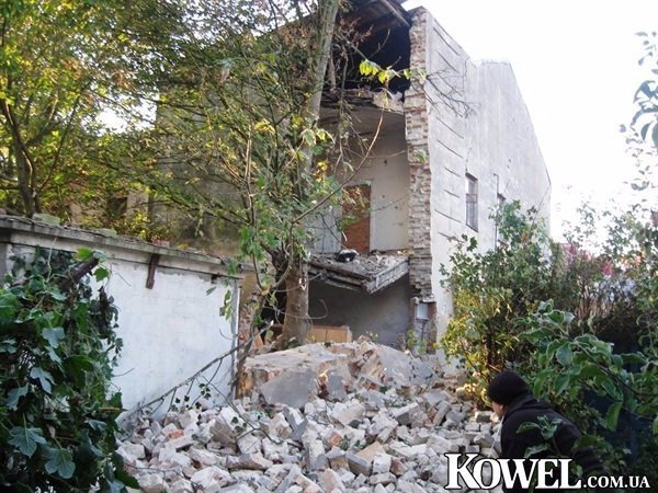 У Ковелі обвалилася столітня пам’ятка архітектури. ФОТО