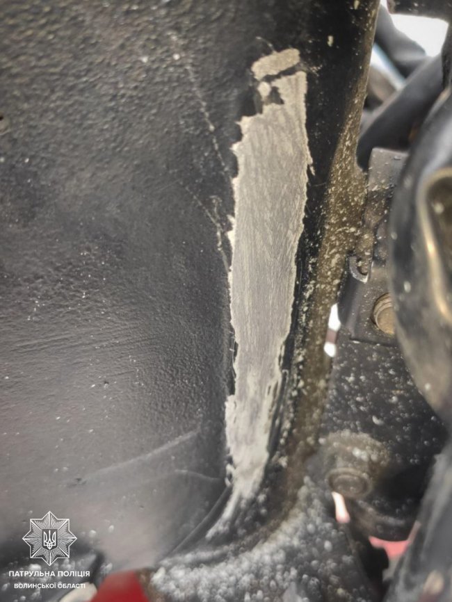 У Луцьку затримали мотоцикліста без номерного знаку та документів