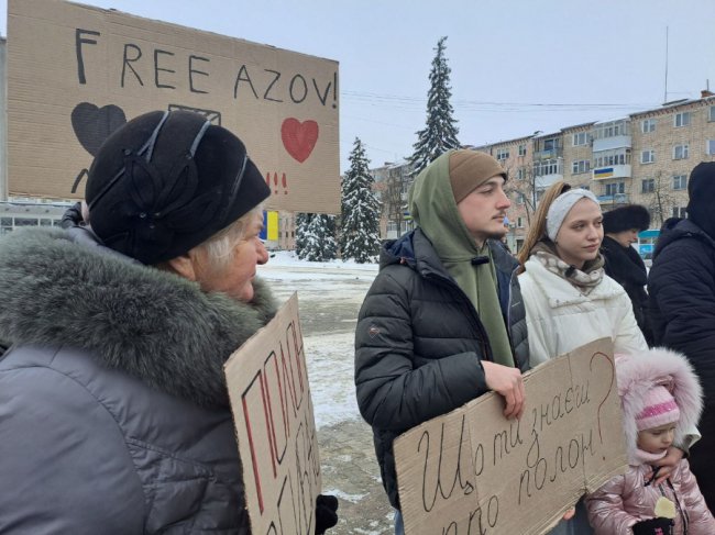 На Волині відбулася акція на підтримку полонених воїнів ЗСУ