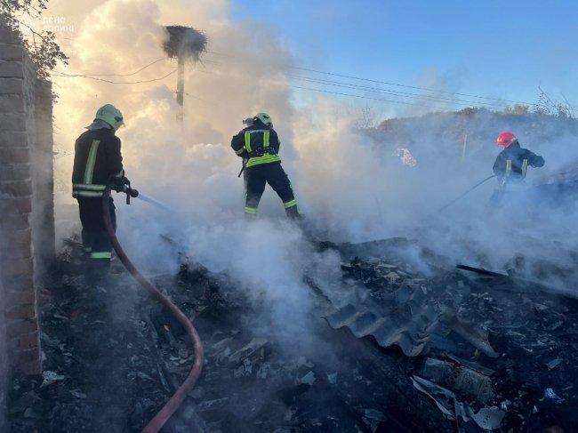На Волині горіли житловий будинок та дача