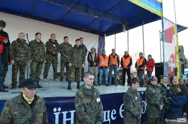 «Правий сектор» з Волині готовий їхати на південь. ВІДЕО