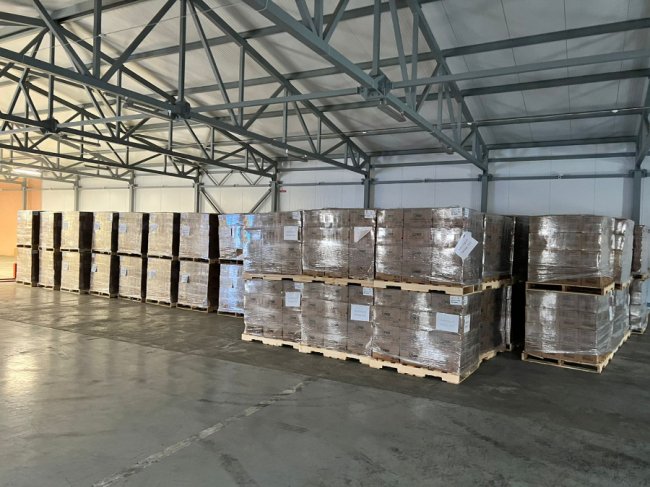 240 тонн американських сухпайків, придбаних за криптовалюту, з Волині відправлять у зону бойових дій