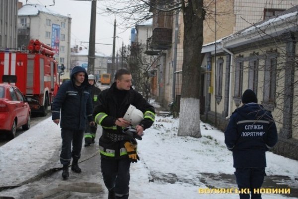 У Луцьку була фальшива пожежа. ФОТО