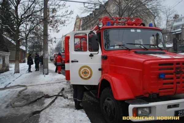 У Луцьку була фальшива пожежа. ФОТО