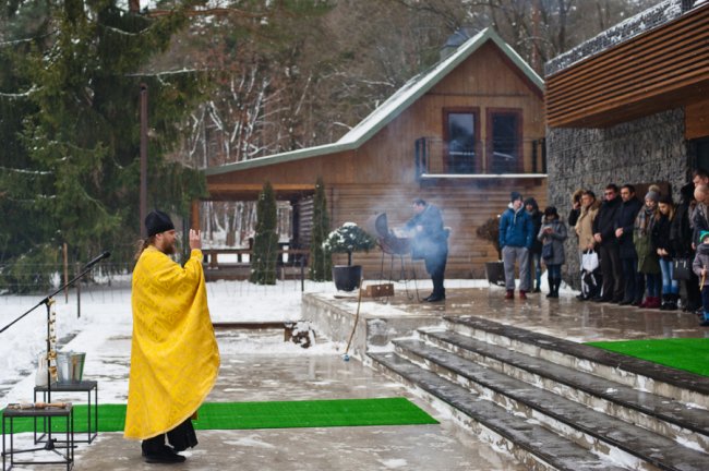 Як святкували Водохреще в ресторані-курорті біля Луцька. ФОТО