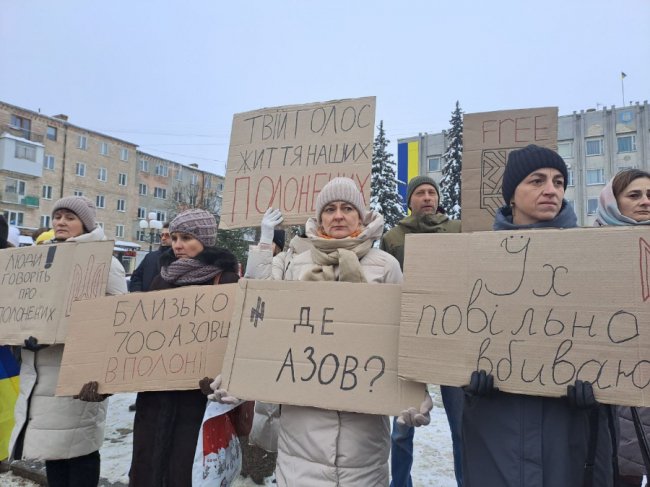 На Волині відбулася акція на підтримку полонених воїнів ЗСУ