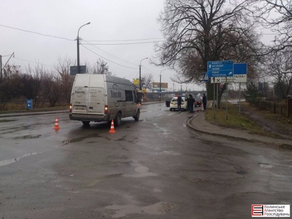 У Луцьку на пішохідному переході сталася ДТП. ФОТО