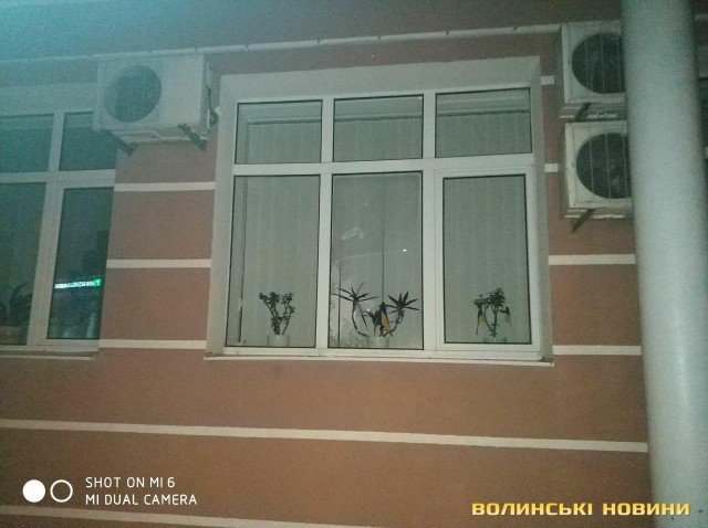 Вікна луцьких муніципалів вночі потрощили камінням. ФОТО, ВІДЕО