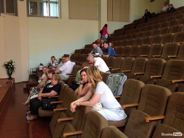 У  «політесі» Луцька тривають вибори на посаду ректора вишу. ФОТО