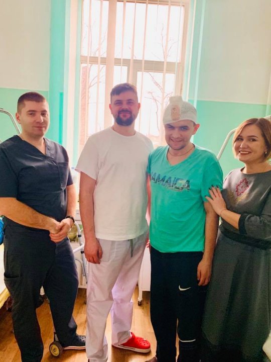У якому стані перебуває волинський атовець після вживлення титанової пластини у голову. ФОТО