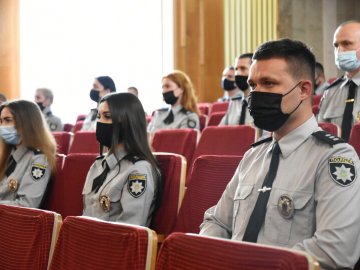 У Луцьку поліцейських привітали з професійним святом. ФОТО