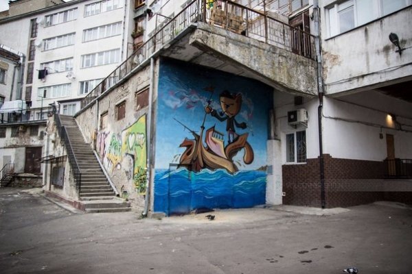 Кіт-пірат на Градному узвозі