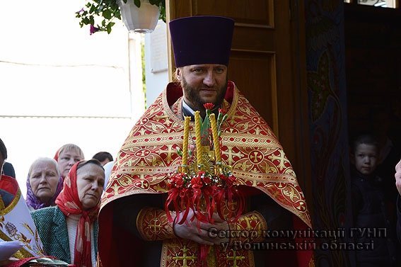 Волинські поліцейські молитвою відзначили свято Георгія Побідоносця. ФОТО