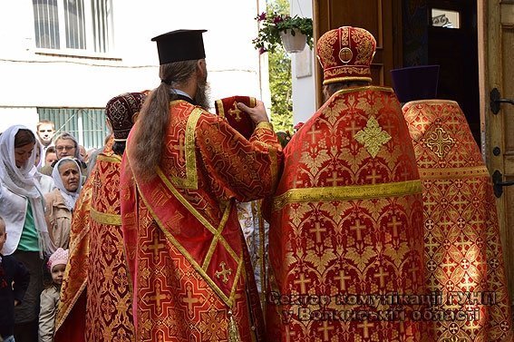 Волинські поліцейські молитвою відзначили свято Георгія Побідоносця. ФОТО