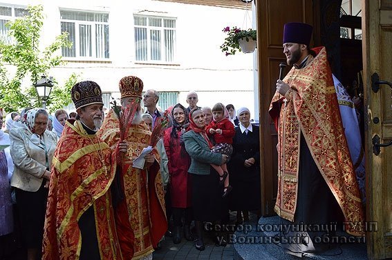 Волинські поліцейські молитвою відзначили свято Георгія Побідоносця. ФОТО