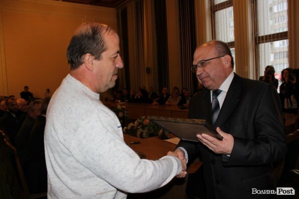 У Луцьку привітали працівників телебачення, радіо та зв'язку. ФОТО