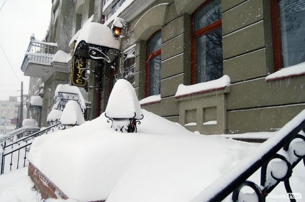 Як Луцьк замело снігом. ФОТО