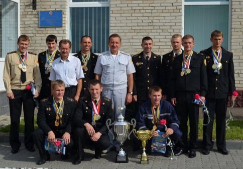 Волинські пожежники за перемогу отримали золото. ФОТО