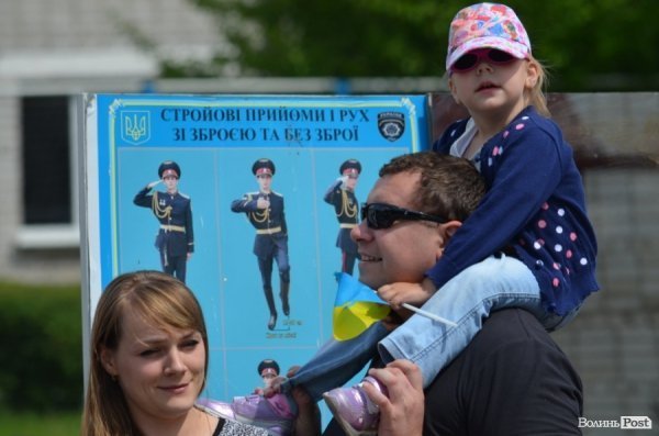 Луцьк зустрів героїв нацгвардії. ФОТО