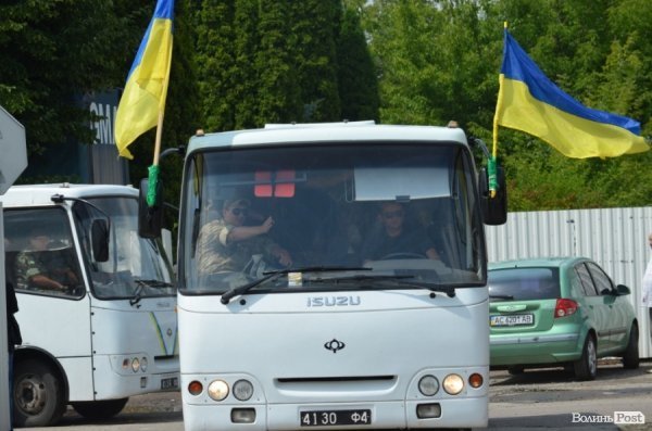 Луцьк зустрів героїв нацгвардії. ФОТО