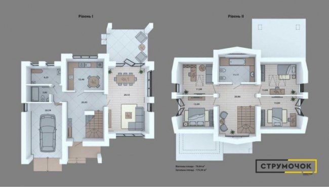 Під Луцьком продають стильний двоповерховий котедж. ФОТО*