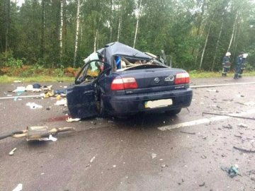 Подробиці аварії на трасі Київ-Ягодин: водій лісовоза розповів, що сталось