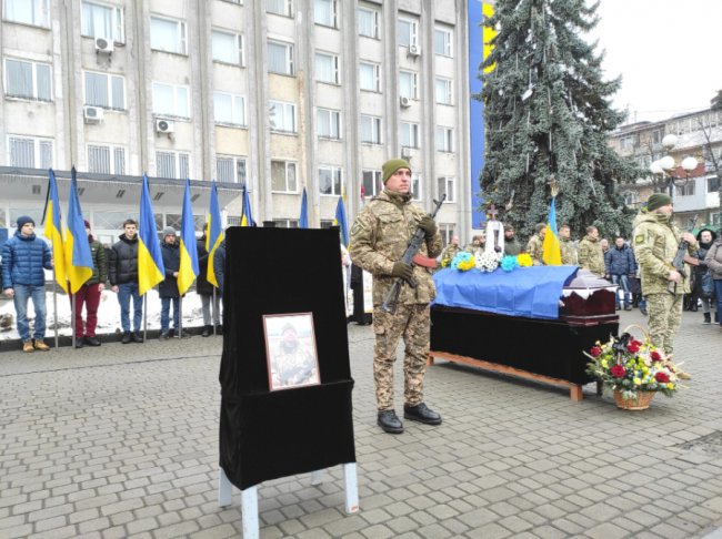 У Ковелі віддали шану захиснику України Сергію Гейку. ФОТО