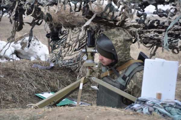 Фото навчань українських артилеристів з ураження морських цілей