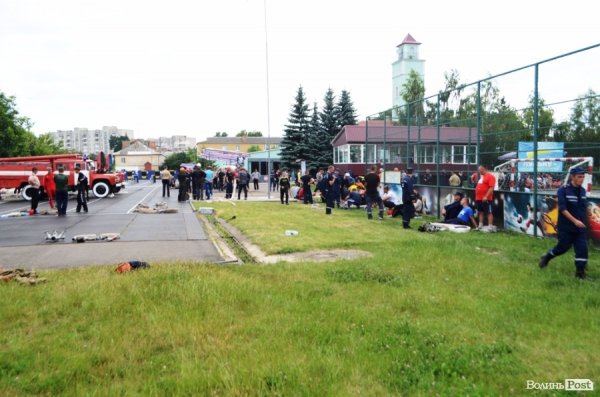 Найвправніші волинські рятувальники - з Луцька та Торчина. ФОТО