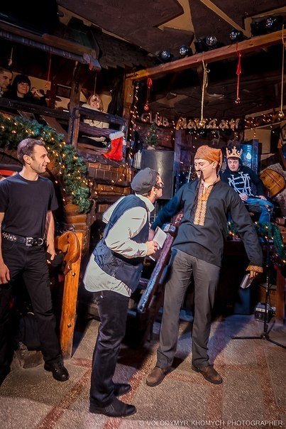 Вертеп у луцькому клубі. ФОТО