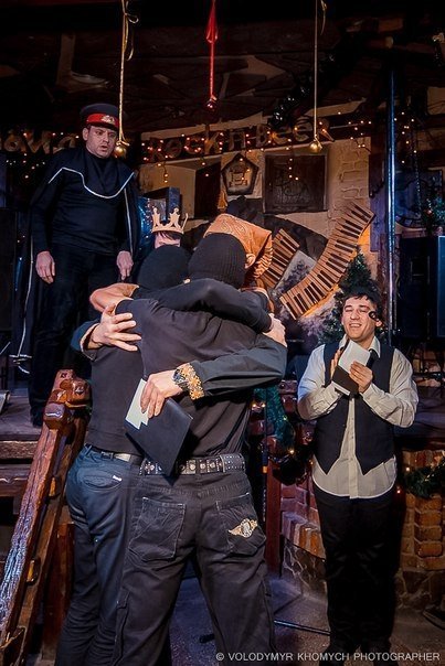 Вертеп у луцькому клубі. ФОТО