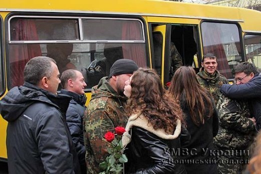 Волинські оперативники повернулися із зони АТО. ФОТО