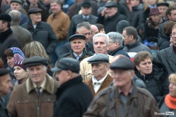 Народне віче «За європейську Україну!» в Луцьку. ФОТО