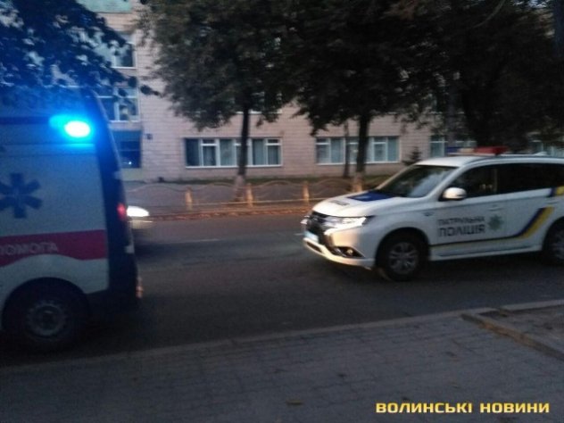 У центрі Луцька збили людину. ФОТО