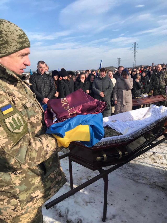 Навіки 36: на Волині попрощалися з Героєм Олександром Галасом