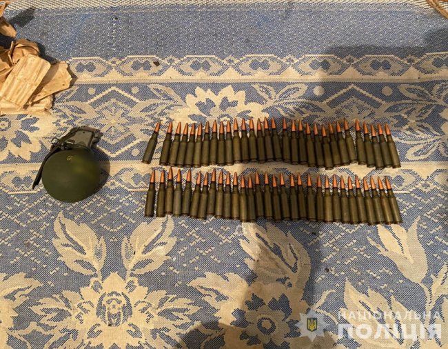 Гранати, зброя та набої: у поліції повідомили деталі обшуків на Волині