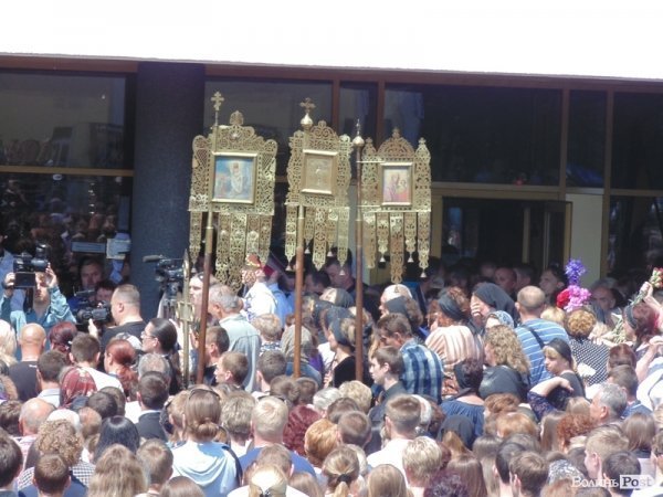 Громадська панахида за воїнами 51-ої бригади в Луцьку. ФОТО